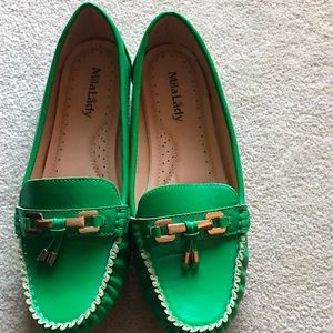 Kelly Green Loafers